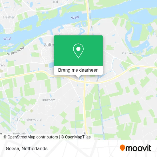 Geesa kaart