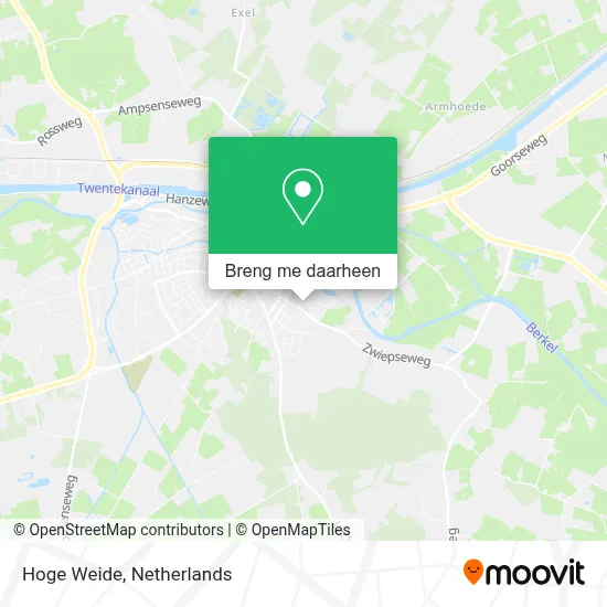 Hoge Weide kaart