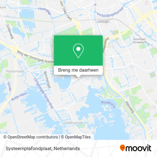 Systeemplafondplaat kaart