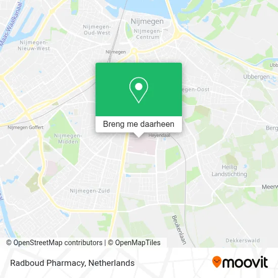 Radboud Pharmacy kaart