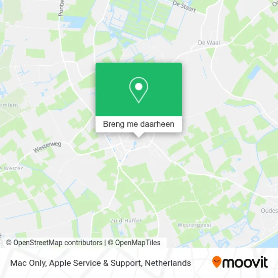 Mac Only, Apple Service & Support kaart