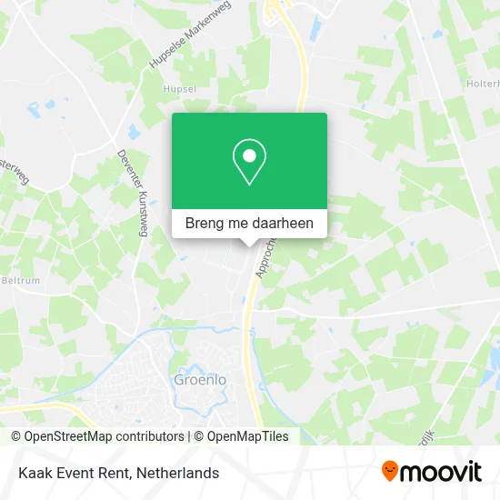 Kaak Event Rent kaart