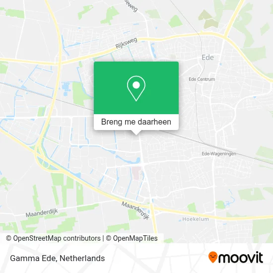 Gamma Ede kaart