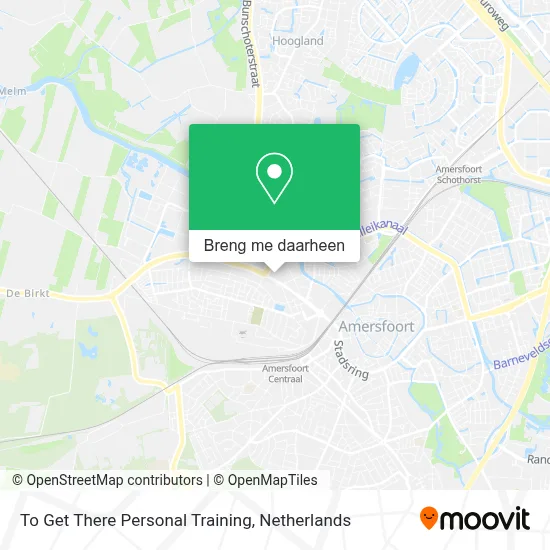 To Get There Personal Training kaart
