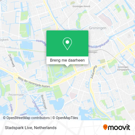 Stadspark Live kaart