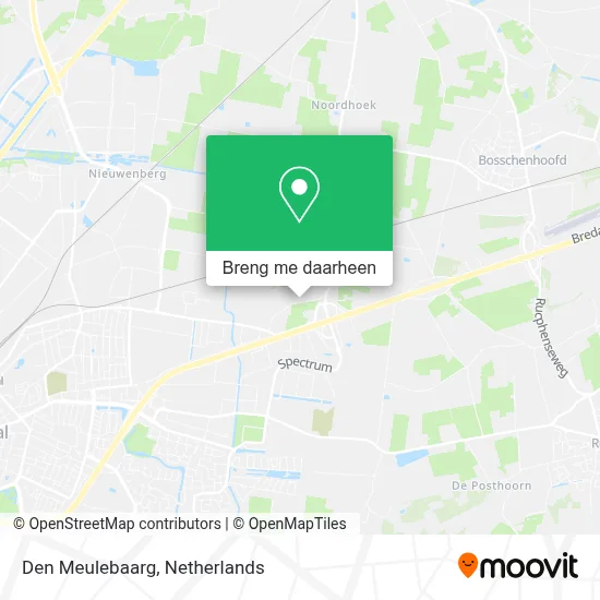 Den Meulebaarg kaart