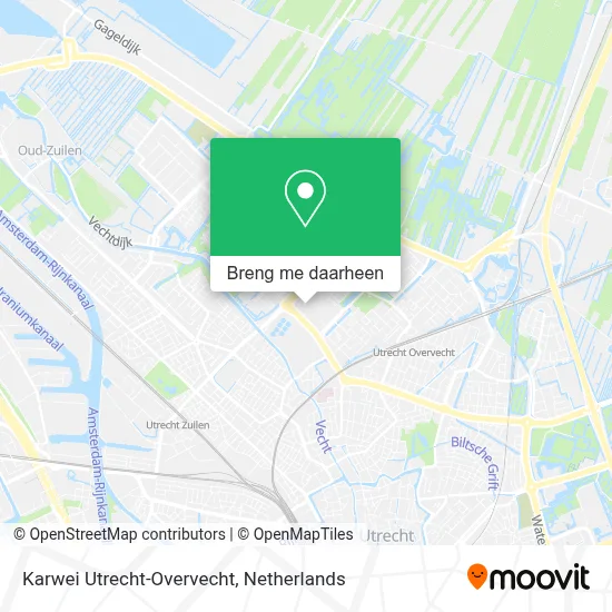 Karwei Utrecht-Overvecht kaart
