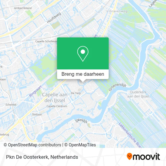 Pkn De Oosterkerk kaart