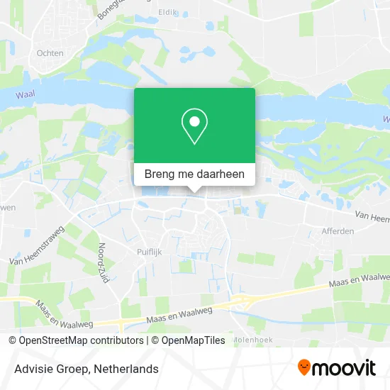 Advisie Groep kaart