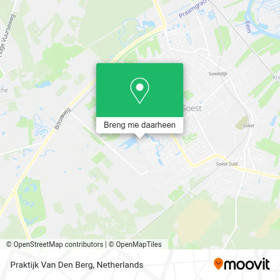 Praktijk Van Den Berg kaart