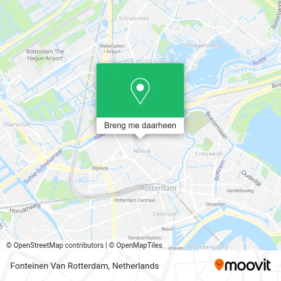 Fonteinen Van Rotterdam kaart