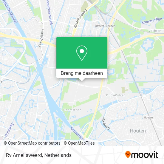 Rv Amelisweerd kaart