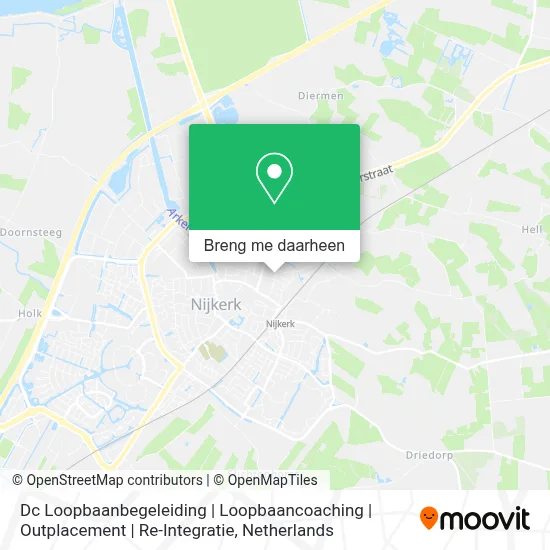 Dc Loopbaanbegeleiding | Loopbaancoaching | Outplacement | Re-Integratie kaart