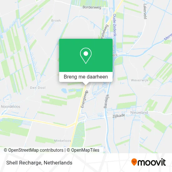 Shell Recharge kaart