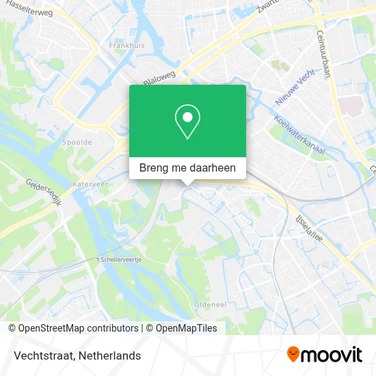 Vechtstraat kaart