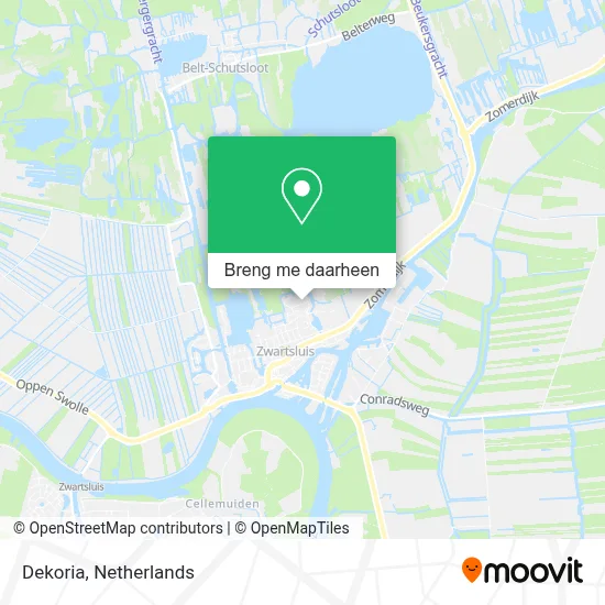 Dekoria kaart