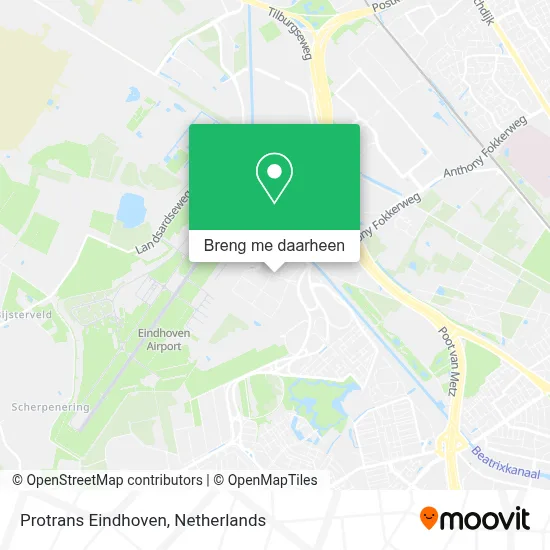 Protrans Eindhoven kaart