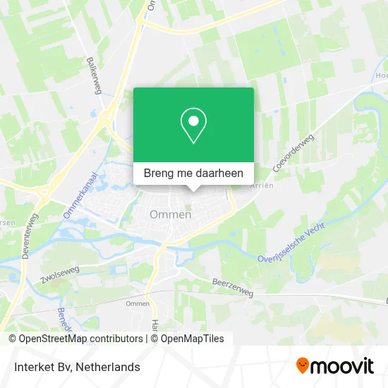 Interket Bv kaart