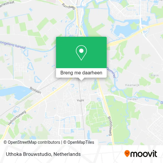 Uthoka Brouwstudio kaart