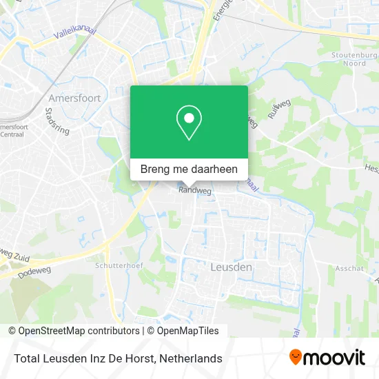 Total Leusden Inz De Horst kaart