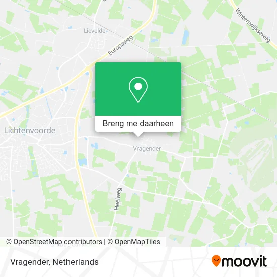 Vragender kaart