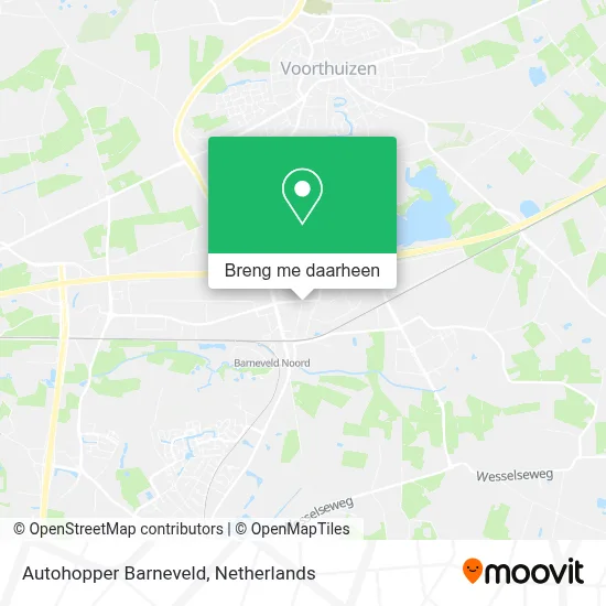 Autohopper Barneveld kaart