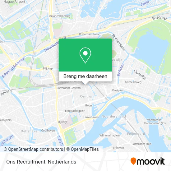 Ons Recruitment kaart