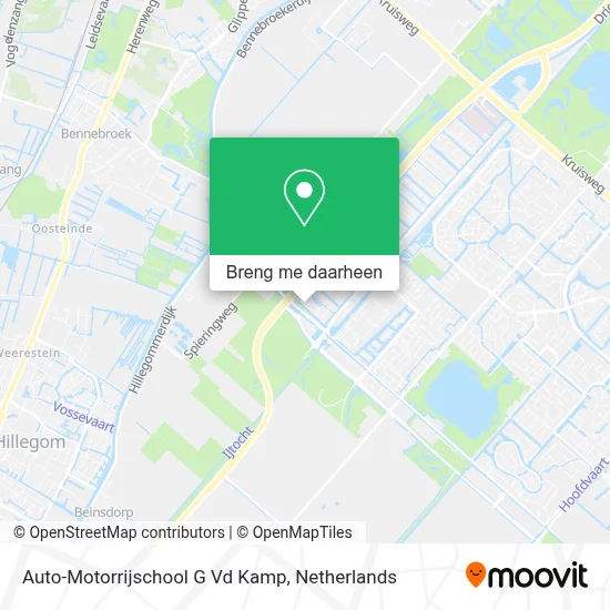 Auto-Motorrijschool G Vd Kamp kaart