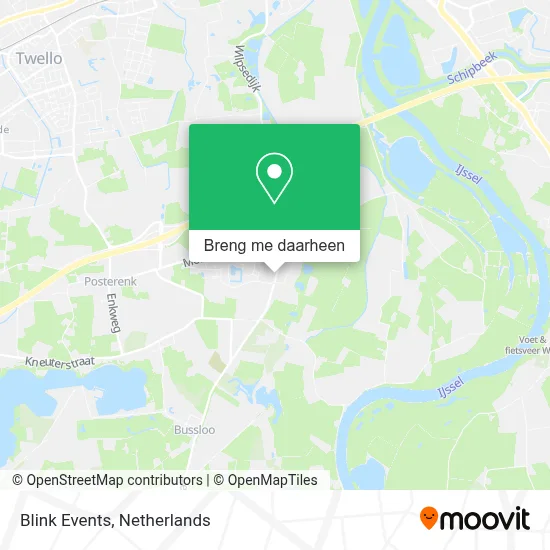 Blink Events kaart