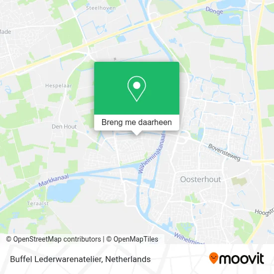 Buffel Lederwarenatelier kaart