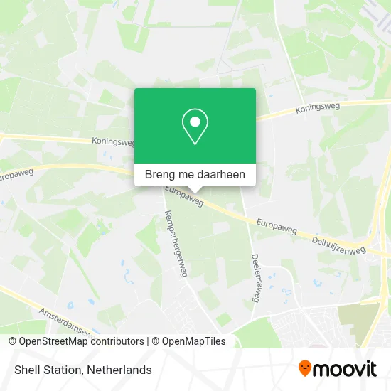 Shell Station kaart