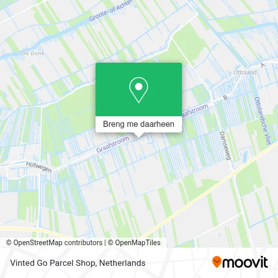 Vinted Go Parcel Shop kaart