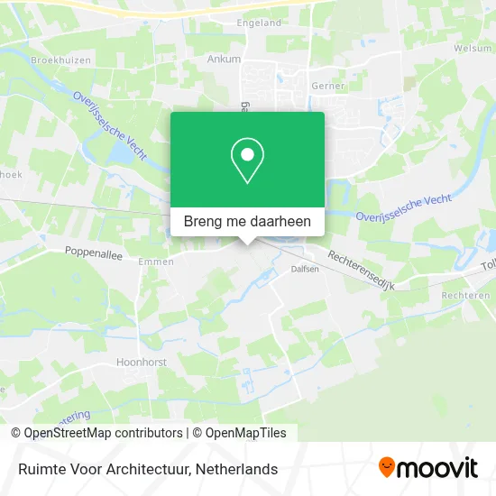 Ruimte Voor Architectuur kaart