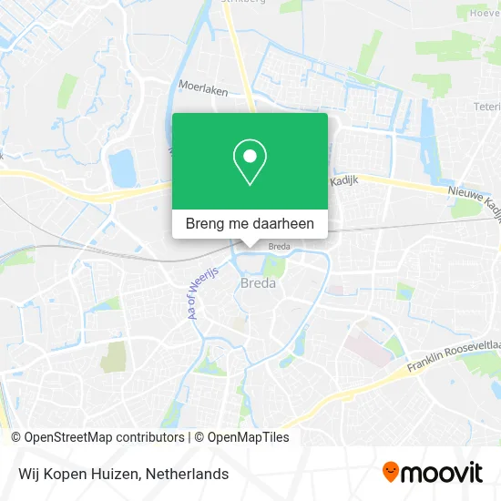 Wij Kopen Huizen kaart