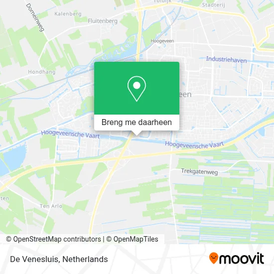 De Venesluis kaart