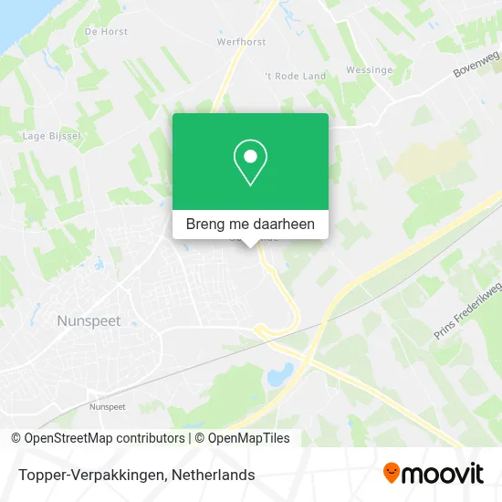 Topper-Verpakkingen kaart