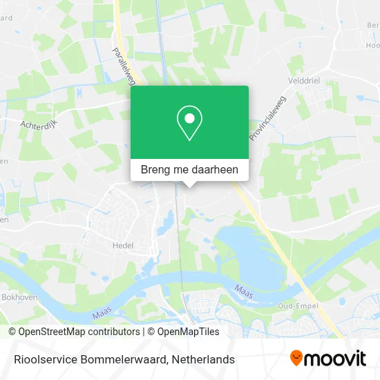 Rioolservice Bommelerwaard kaart
