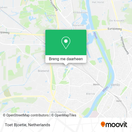 Toet Bjoetie kaart