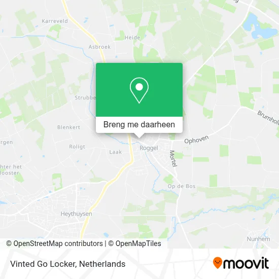 Vinted Go Locker kaart