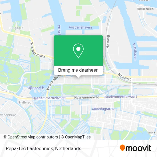Repa-Tec Lastechniek kaart