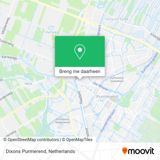 Dixons Purmerend kaart