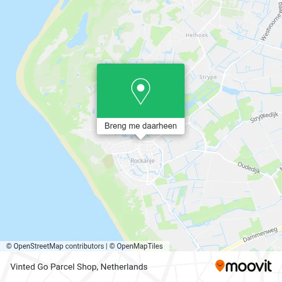 Vinted Go Parcel Shop kaart