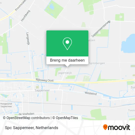Spc Sappemeer kaart