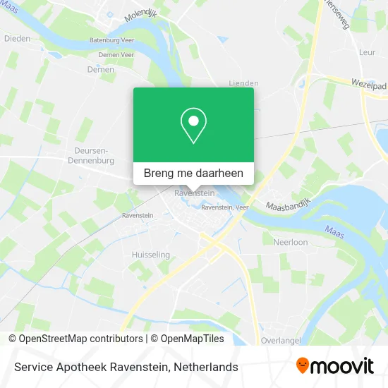 Service Apotheek Ravenstein kaart