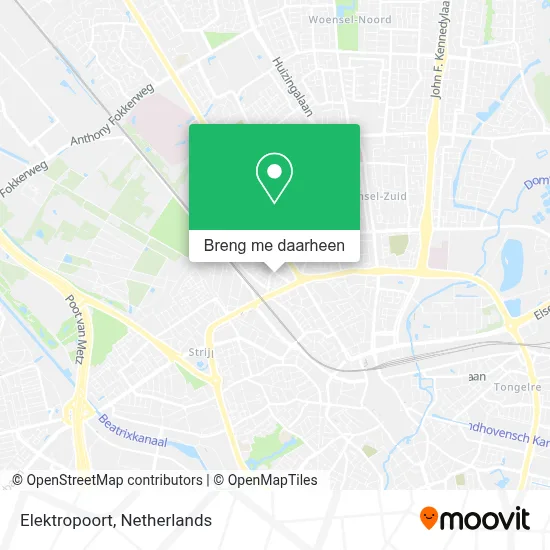 Elektropoort kaart