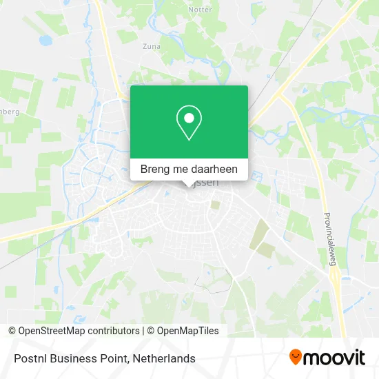 Postnl Business Point kaart