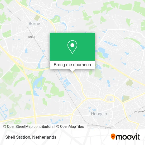 Shell Station kaart