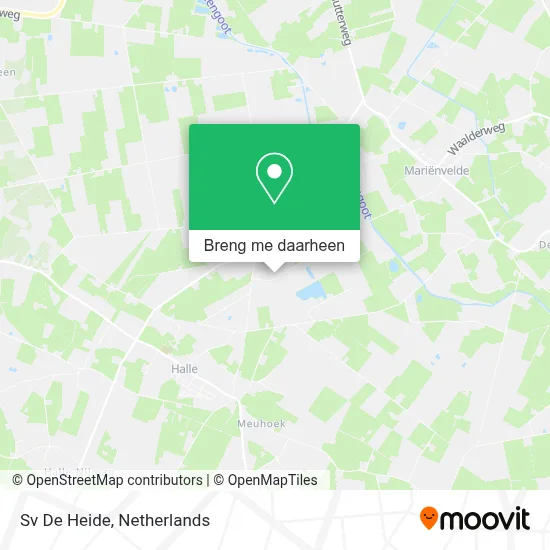 Sv De Heide kaart