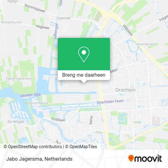 Jabo Jagersma kaart