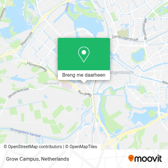 Grow Campus kaart